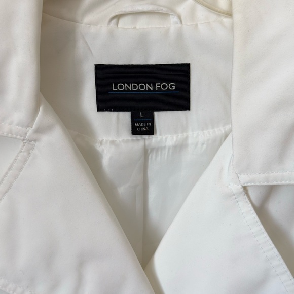 London Fog Women's Snow White Trench Coat - Picture 9 of 10